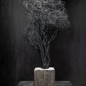 Drahtbaum Skulptur „Silva Noctis“