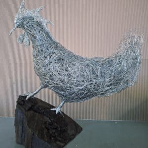 Verzinkter Drahthahn